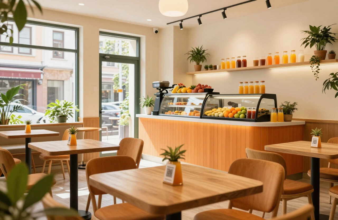 Atom X Cafe i̇ç mekân