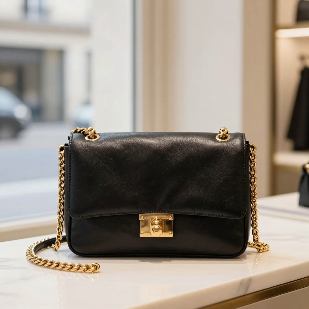 Bolsa Crossbody París — Negra