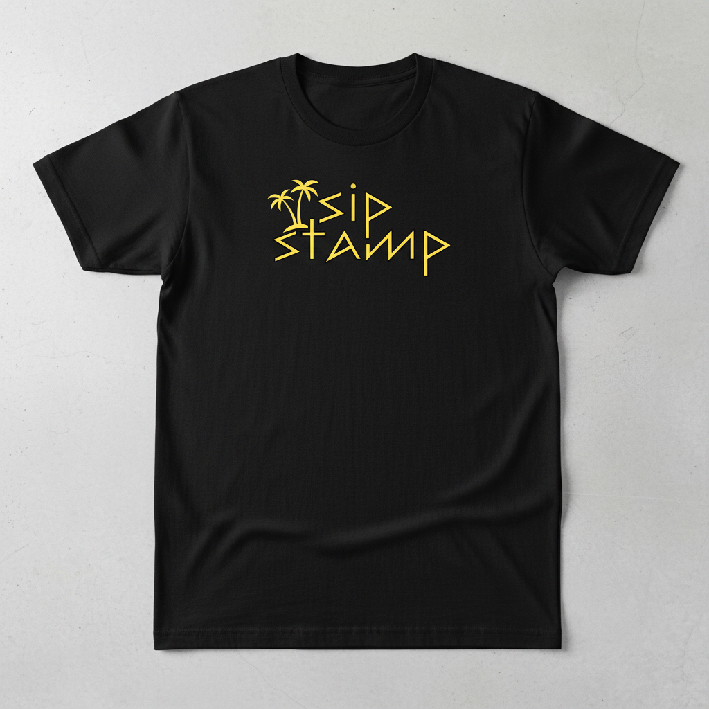 SipStamp Sunset Tee