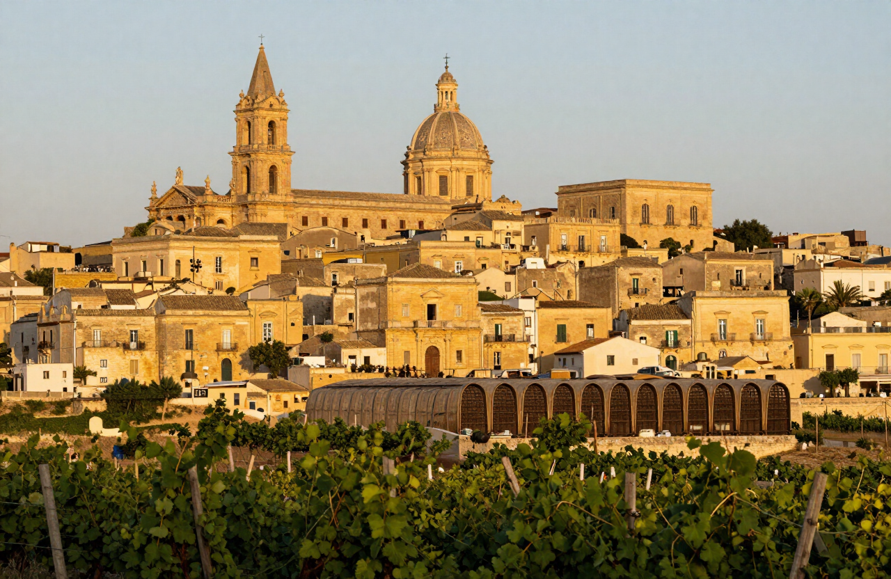 Sicily — vineyards and cellars
