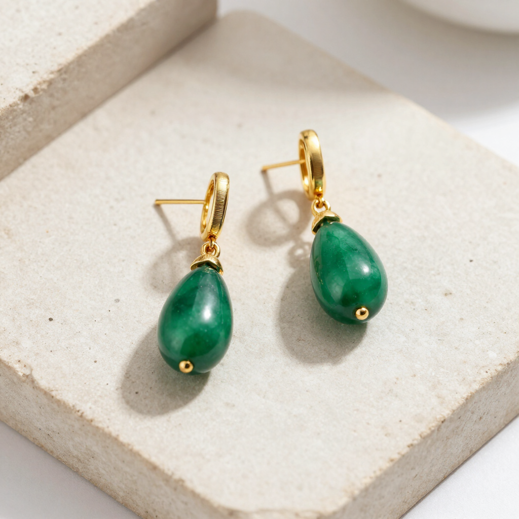 Émeraude Beaded Earrings