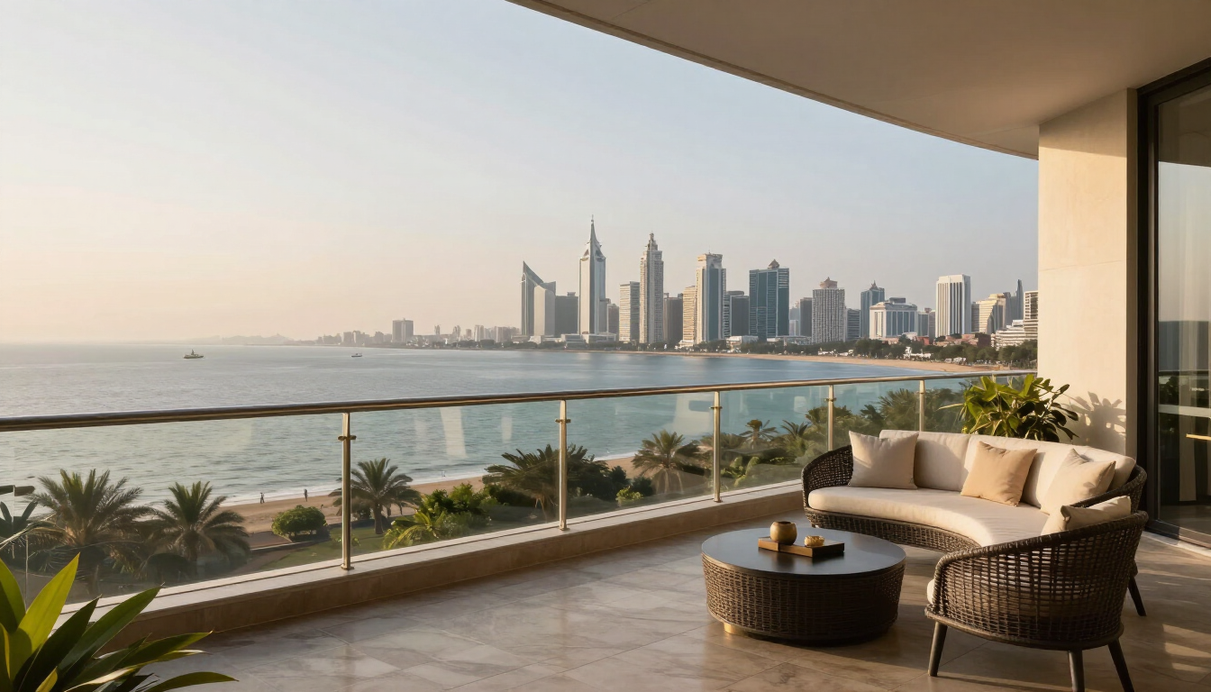 Kalpataru One Worli — balcony sea view