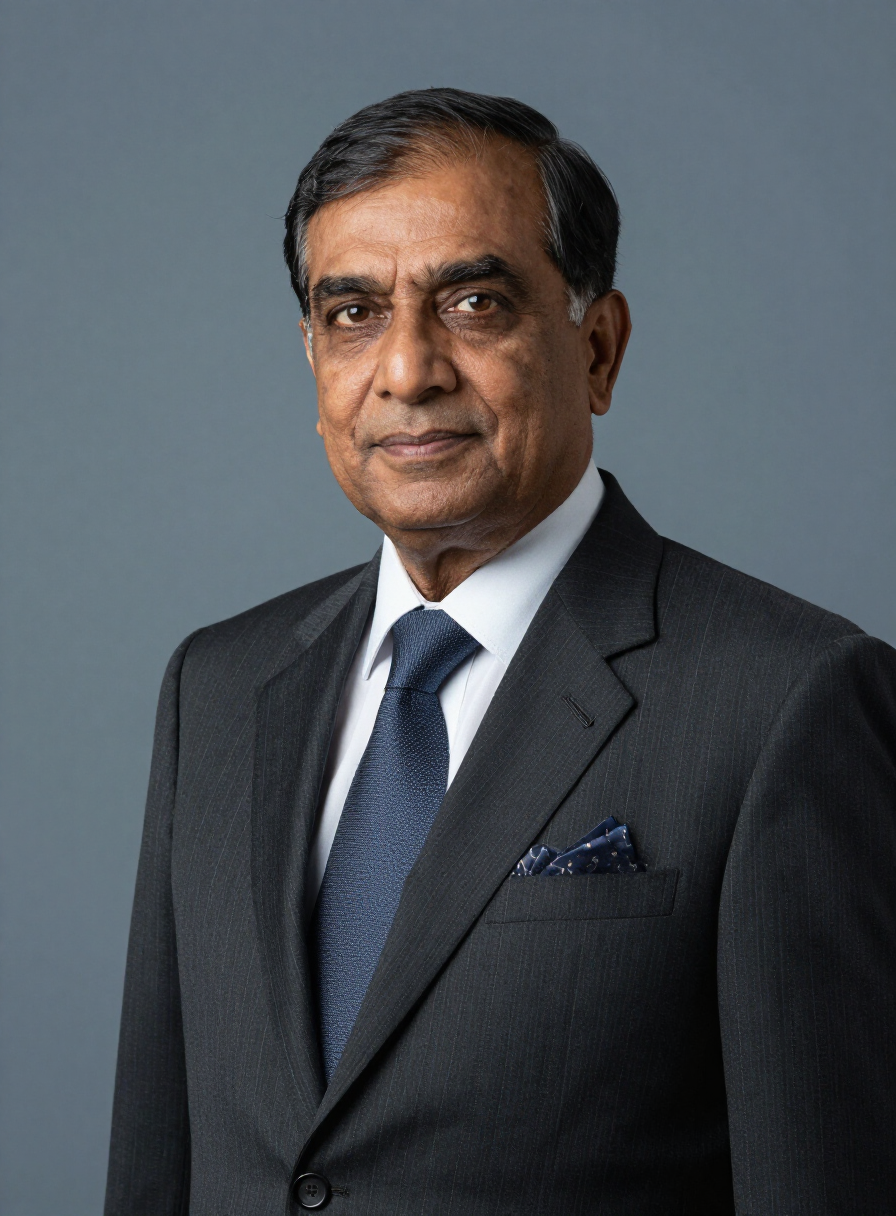 Portrait of Amb. Arjun Mehta (Ret.)