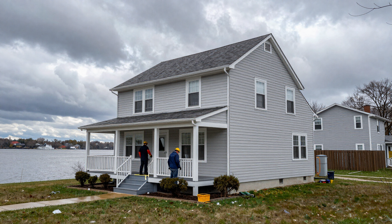 How Hudson River Waterfront Living Affects Exterior Paint on Edgewater Homes