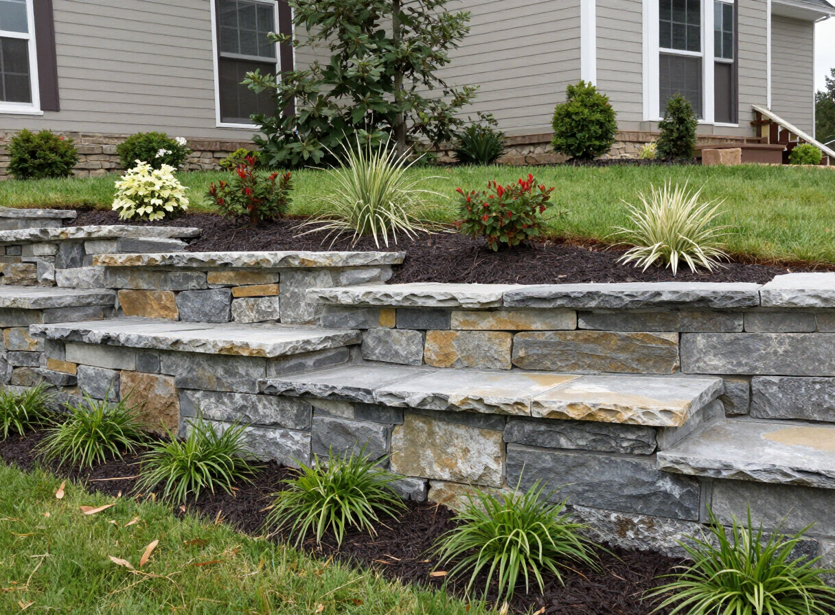 Retaining Wall Installation