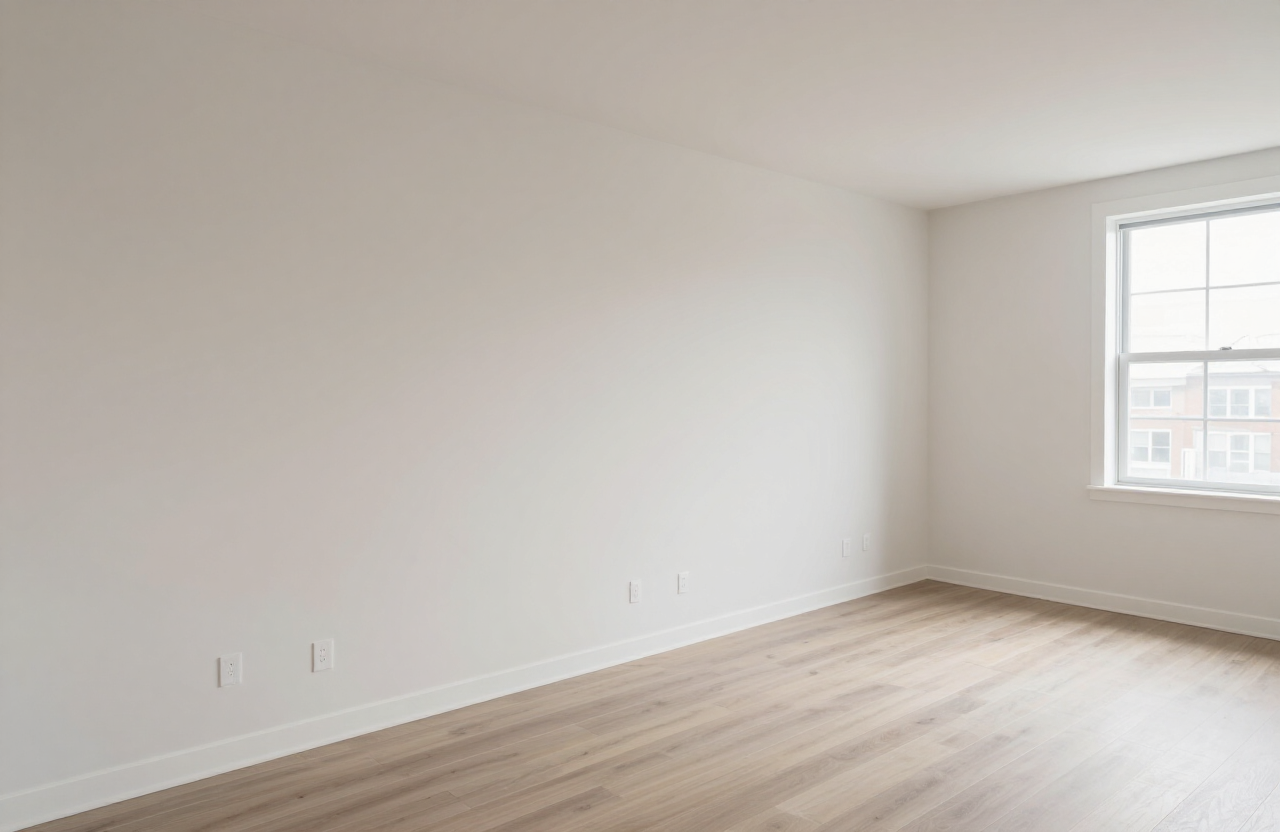 Wesmont Station apartment interior after painting in Wood-Ridge NJ with fresh modern neutral walls