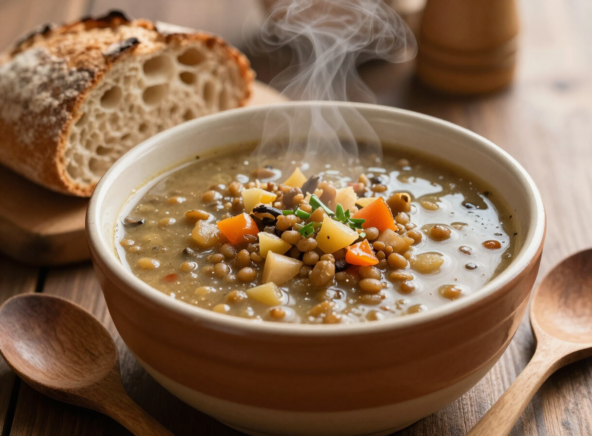 Sopa de Lentejas con Verduras