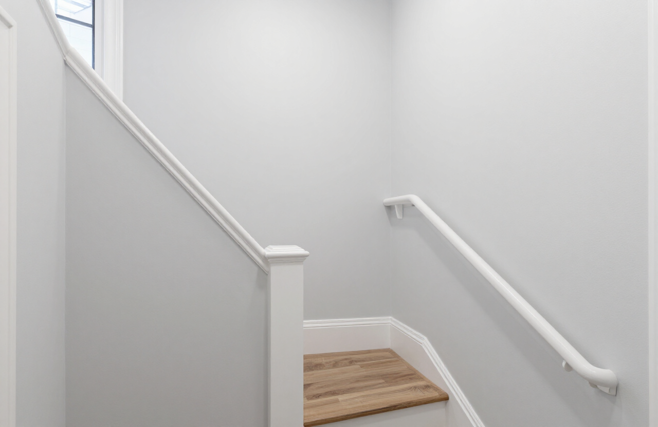 Townhouse stairwell in East Rutherford NJ after painting