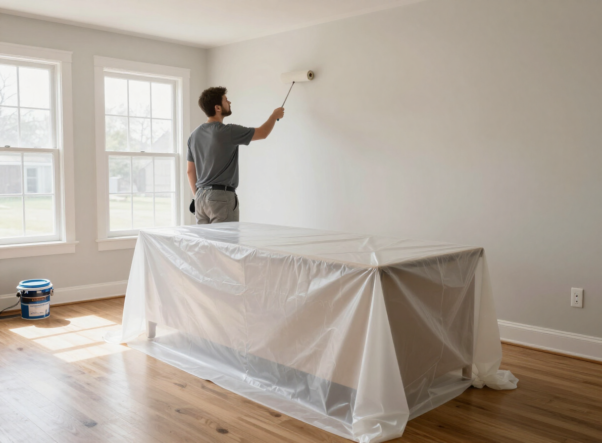 Wood-Ridge Single-Family Home Interior Painting Furniture protection