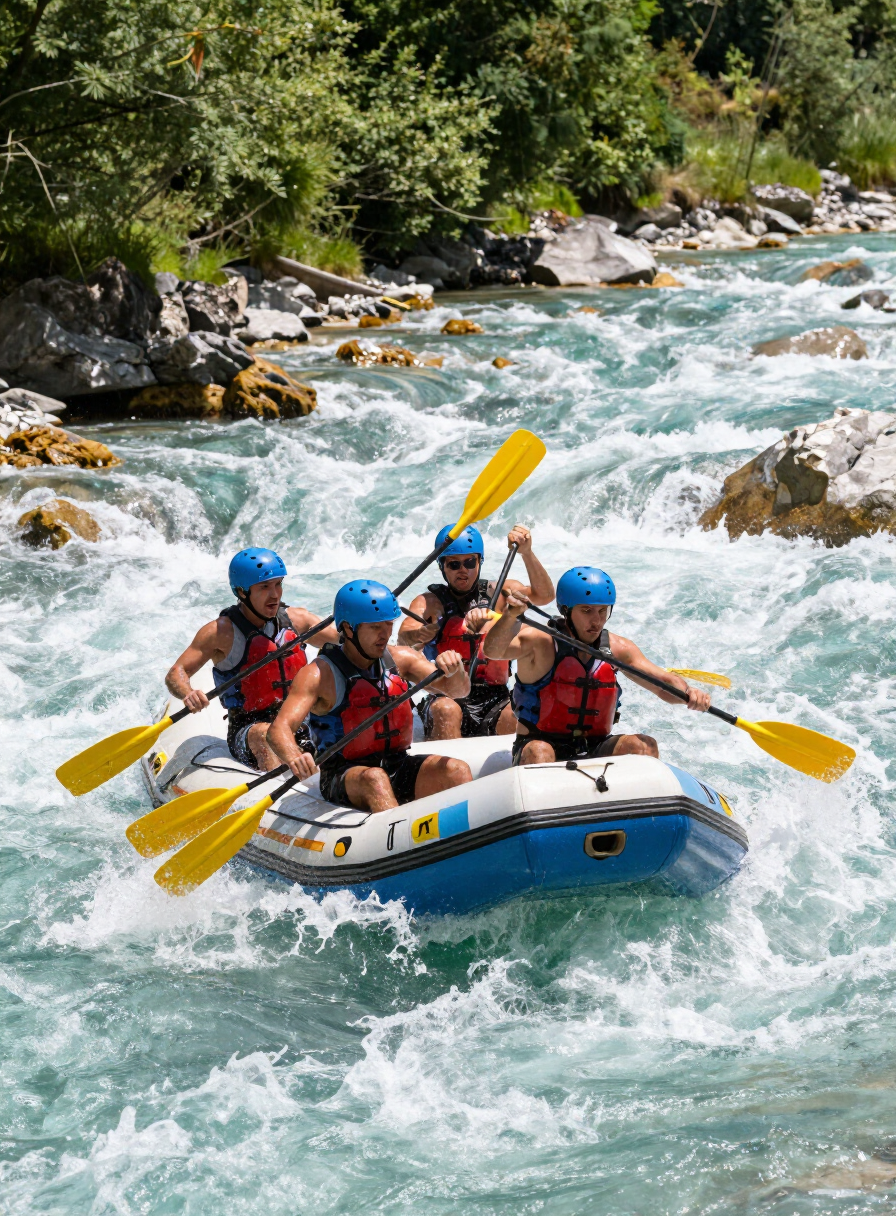 Rafting the Noce