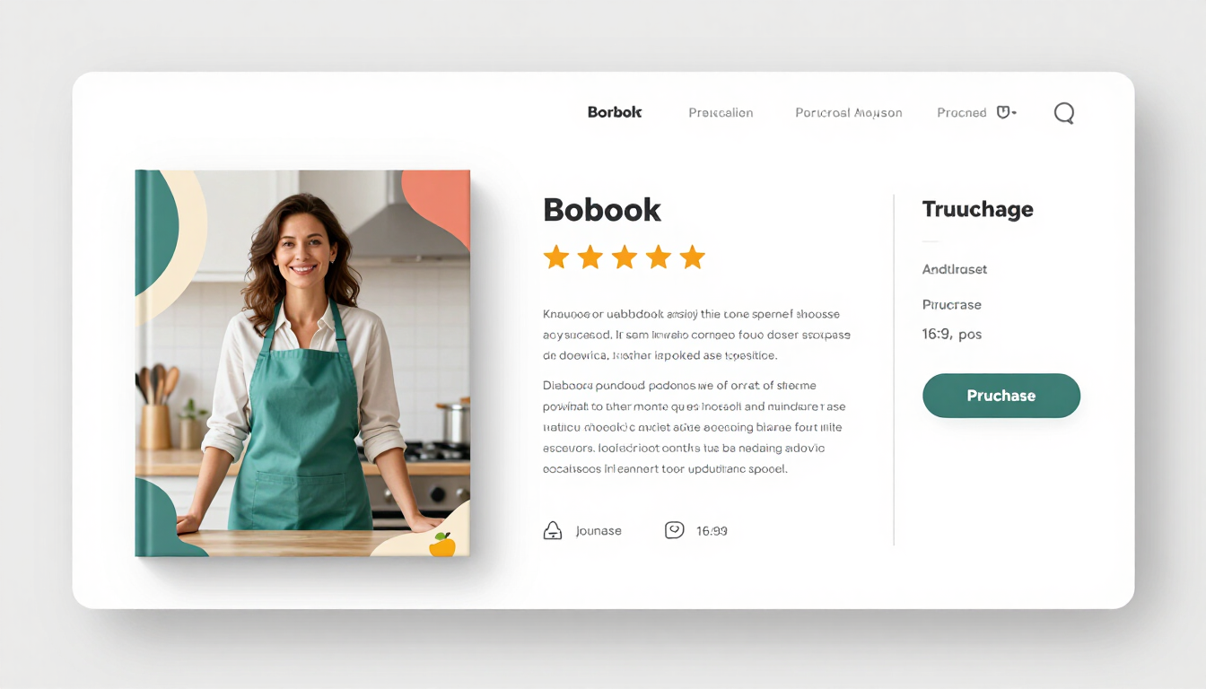Anonymized cookbook client listing showing #1 Best Seller proof and 4.8 star reviews