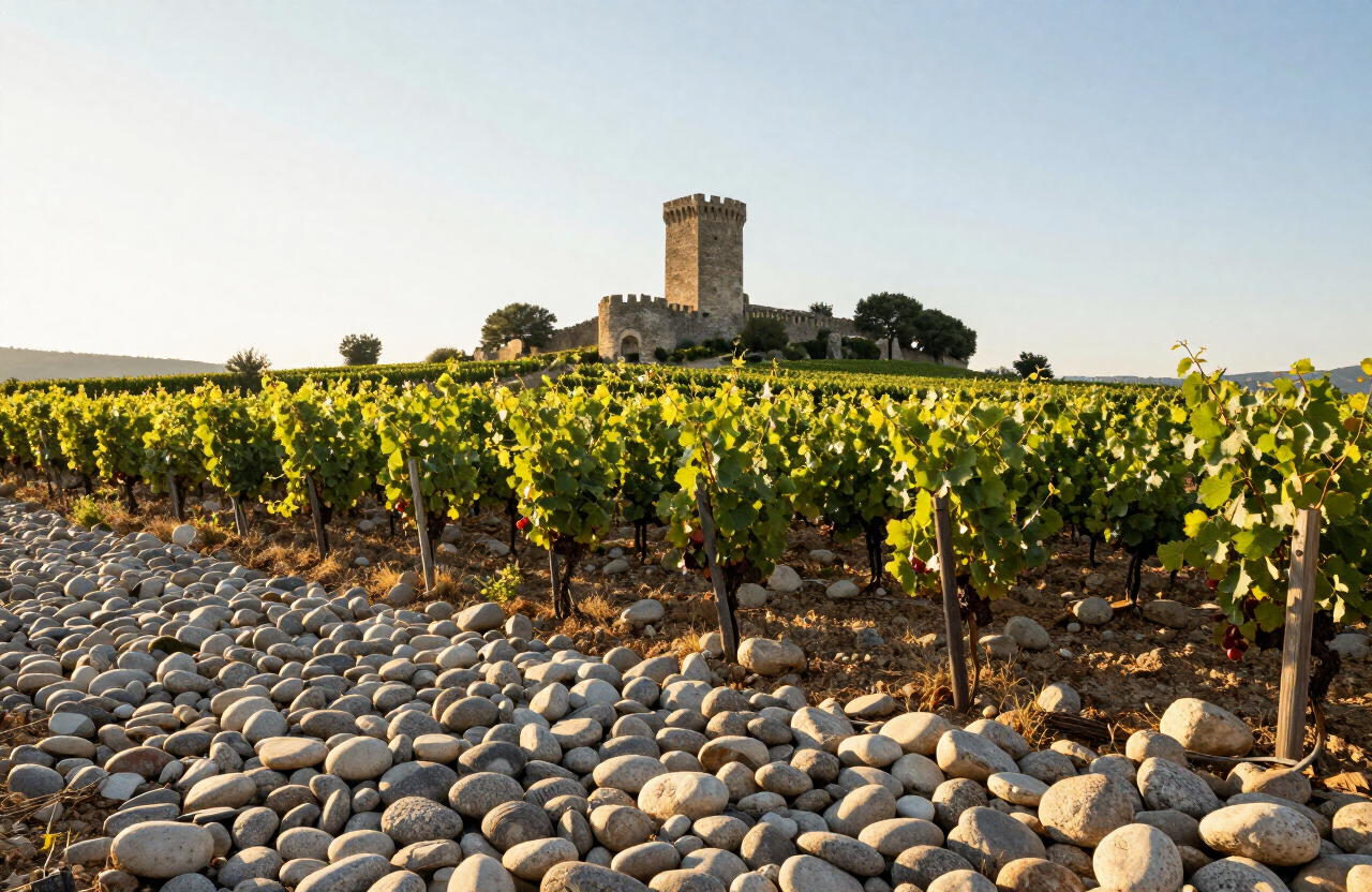 Rhône · Provence · Côte d'Azur — vineyards and cellars
