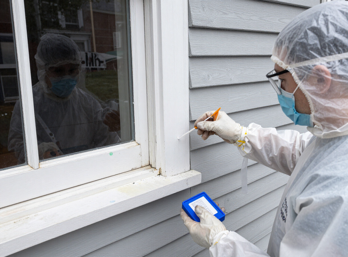 Palisade Avenue 1870s Victorian Restoration Lead-safe prep