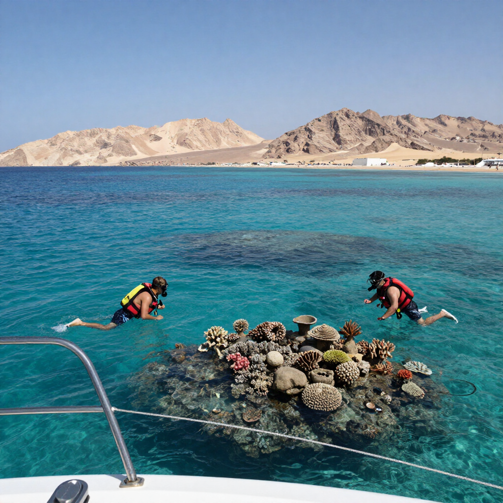 Tiran Reefs Snorkeling Boat Trip