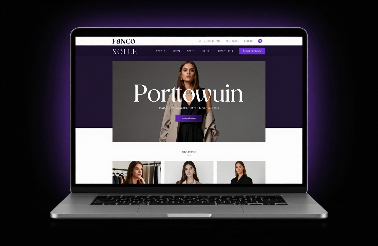 Noir Atelier — Fashion e-commerce website designed by hand AI