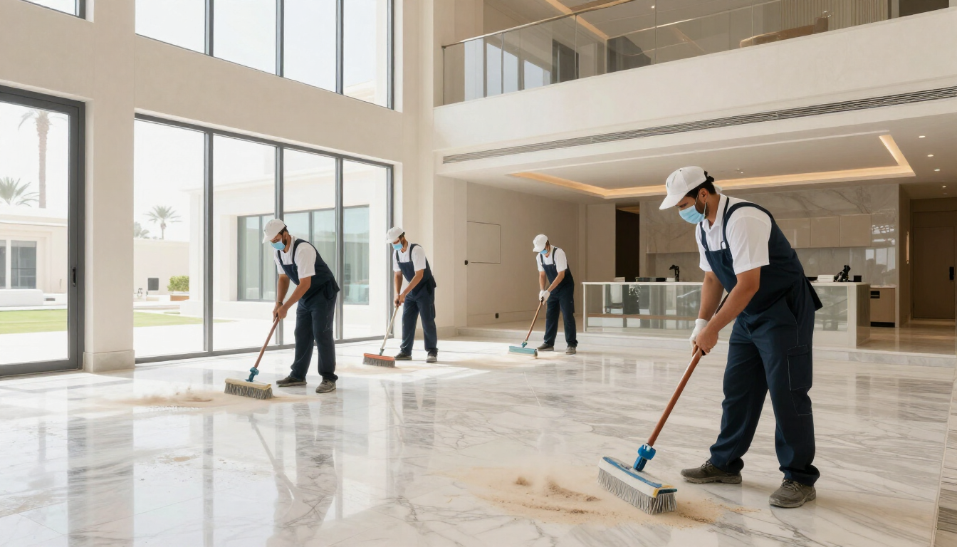 تنظيف الفلل الجديدة بعد البناء: افضل شركة تنظيف منازل في قطر 30623192