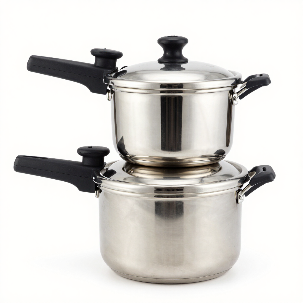 Climexo Pressure Cooker SS 5L+3L Combo