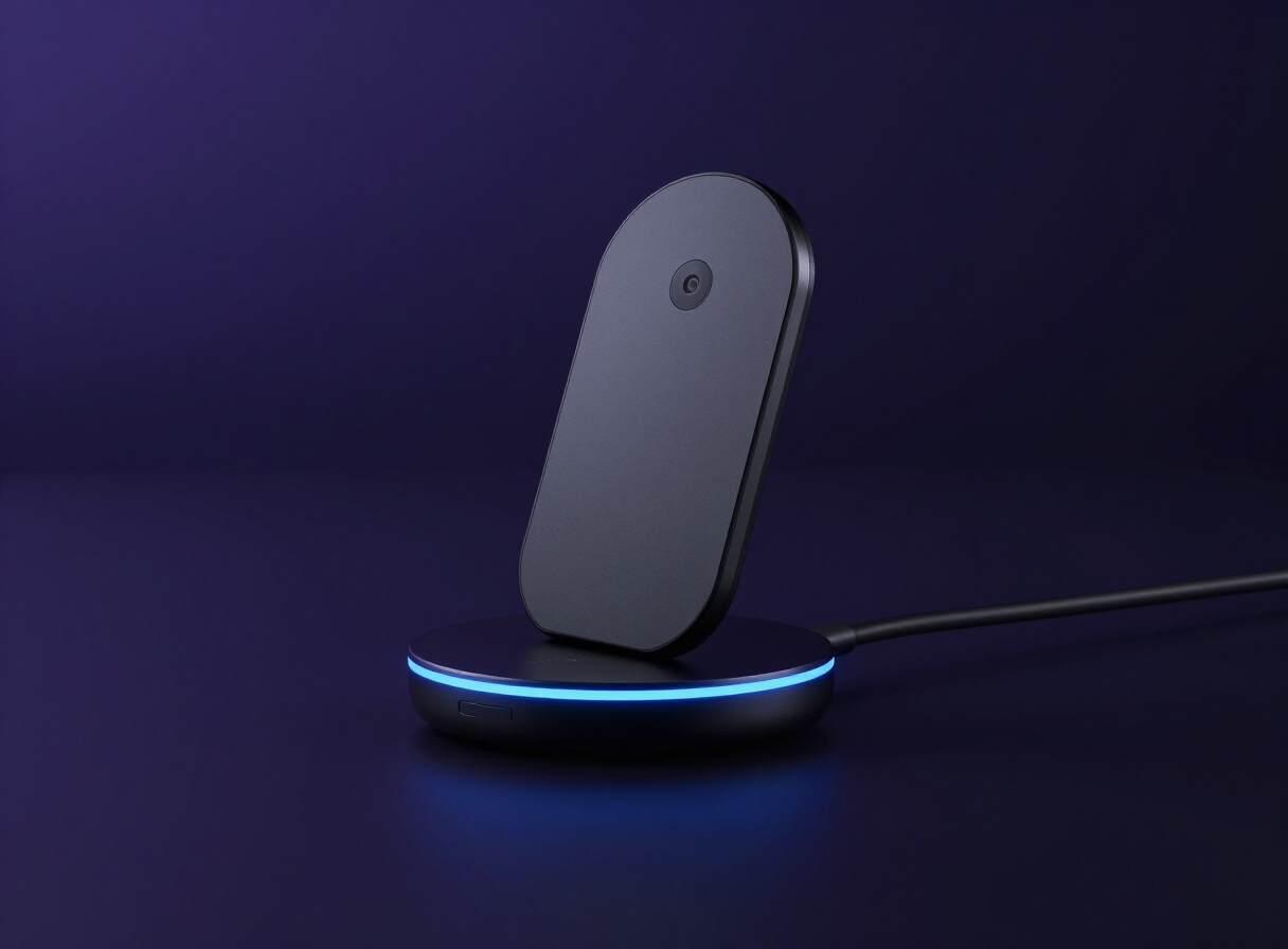 Ouotoo 3-in-1 Wireless Charger with Adjustable Blue Ambient Light