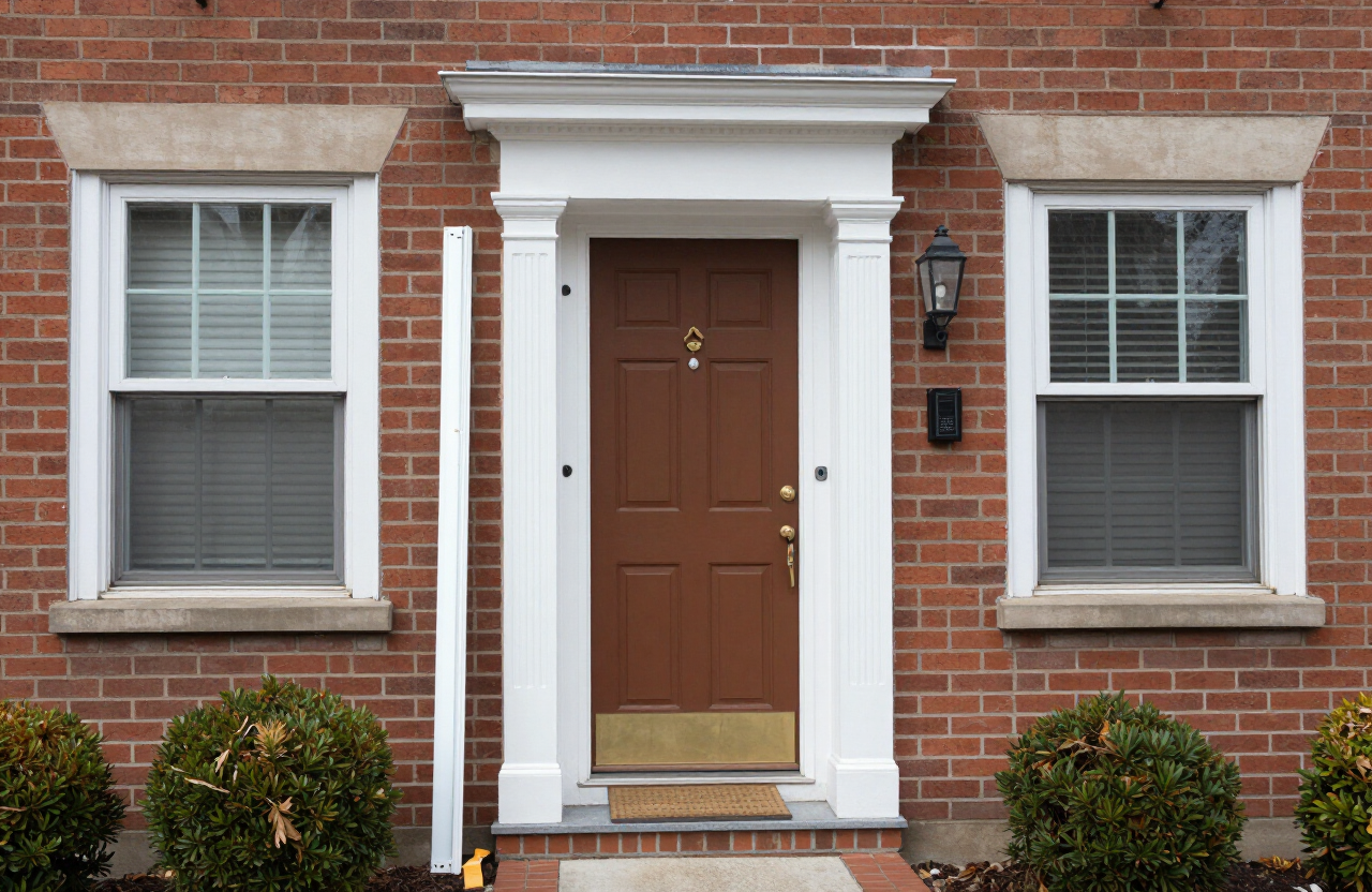 Door and window frame updates on East Rutherford NJ rental property