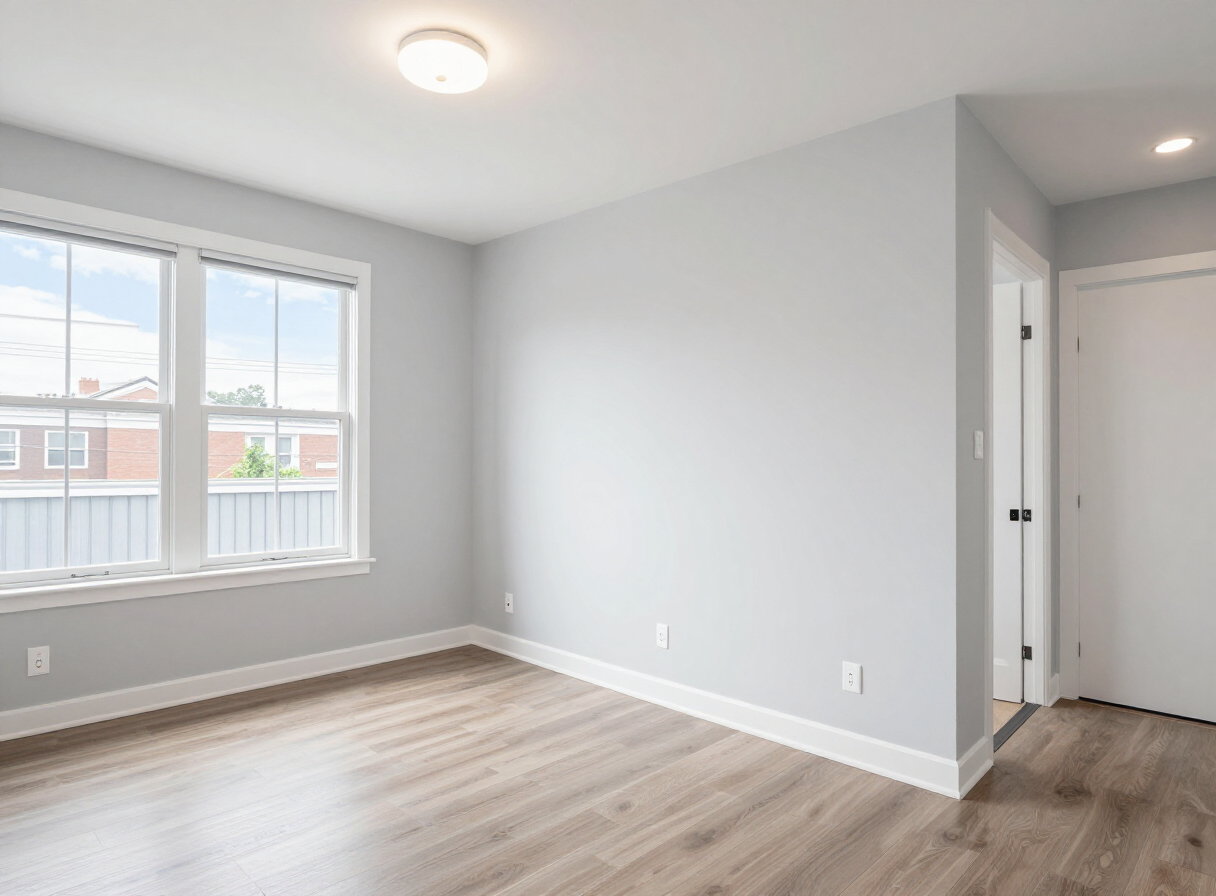 Wesmont Station apartment interior after painting in Wood-Ridge, NJ