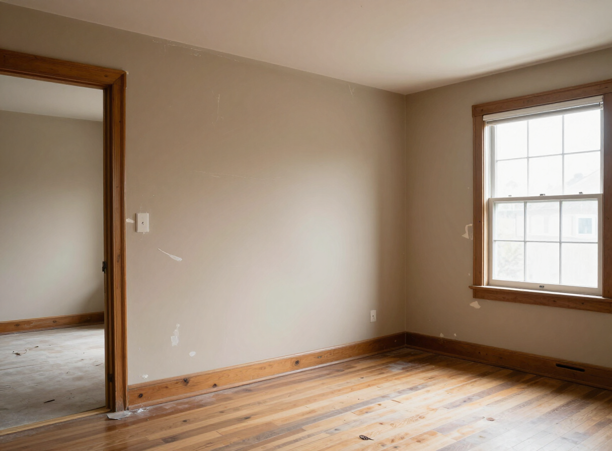 Hasbrouck Heights home interior before painting