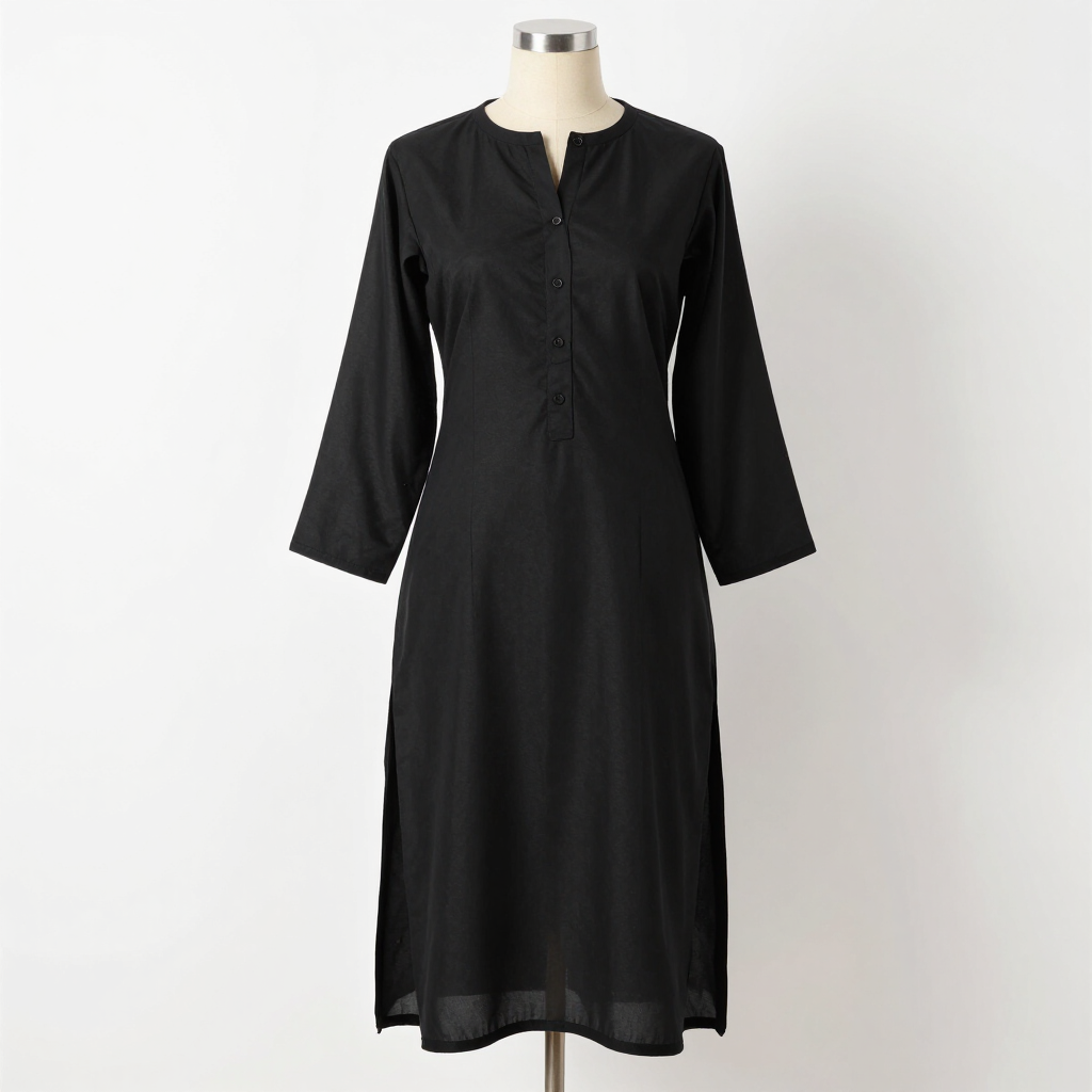 Aethel Noir Kurta