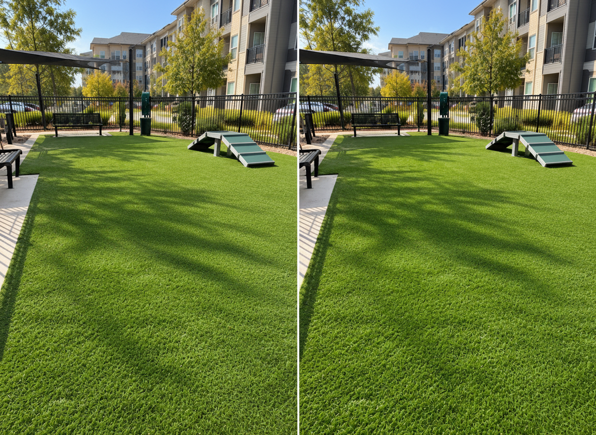 Apartment bark park — Spring, TX — after