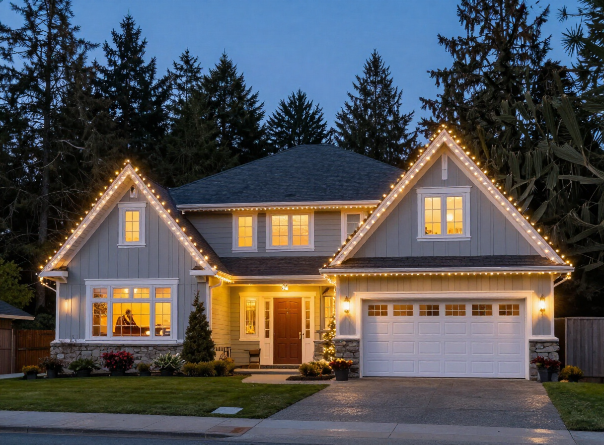 Artisanal Christmas wreath and garland assembly in Vancouver with skilled seasonal decorating and festive presentation service.