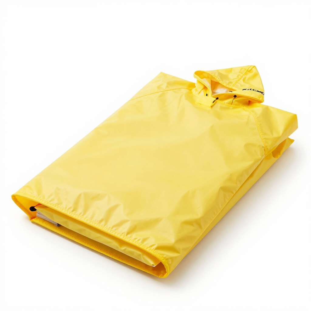 Packable Emergency Rain Poncho