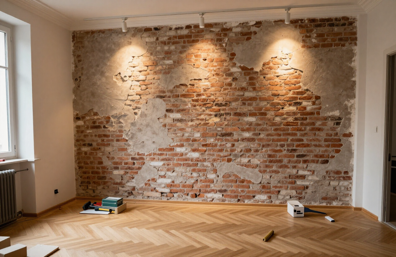 Ristrutturazione interna di un appartamento milanese con parquet a spina di pesce