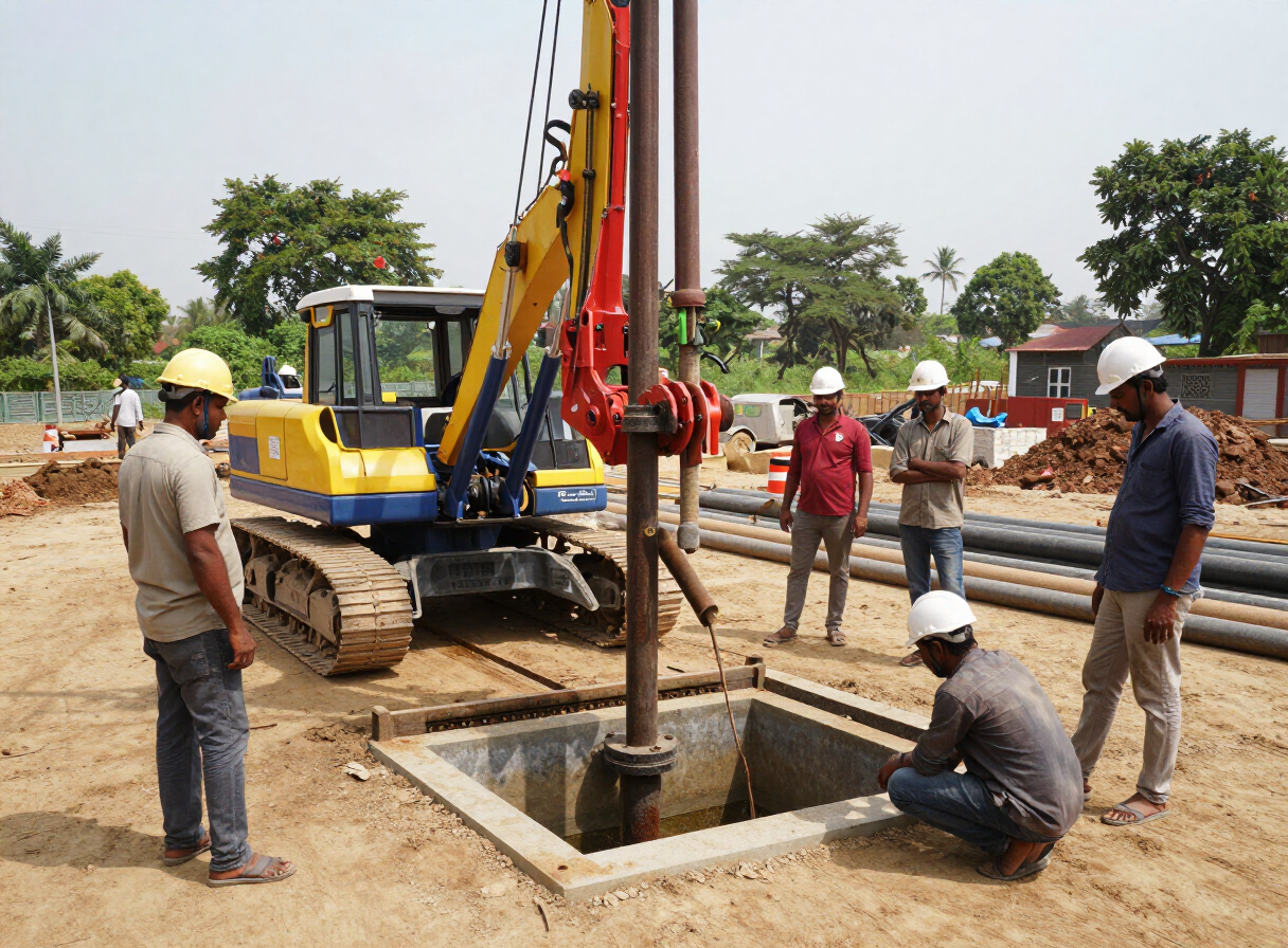 Well Drilling Contractor project work in India